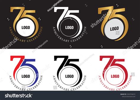 5,287 75th Anniversary Logo Images, Stock Photos, 3D objects, & Vectors ...