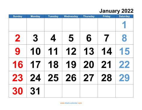 Monthly Calendar 2022 | Free Download, Editable and Printable