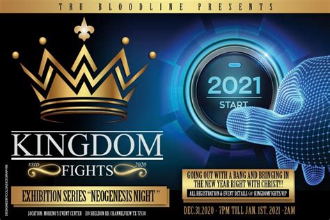 KINGDOM FIGHTS “Neogenesis Night” | Tru Bloodline MMA & Fitness