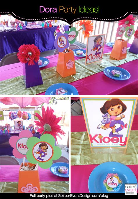 Character Week: Dora The Explorer Party Ideas - Soiree Event Design