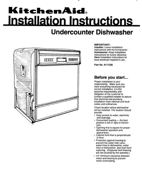 Kitchenaid Dishwasher Instructions Manual | Besto Blog