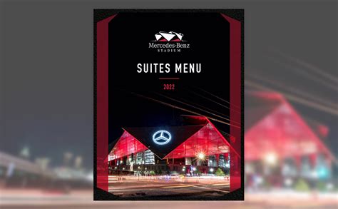 Mercedes-Benz Stadium Suites Menus for Levy Restaurants - Trillion Creative