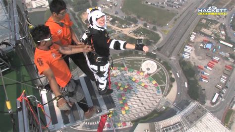 Macau Tower Bungee Jump, Macau, China - YouTube