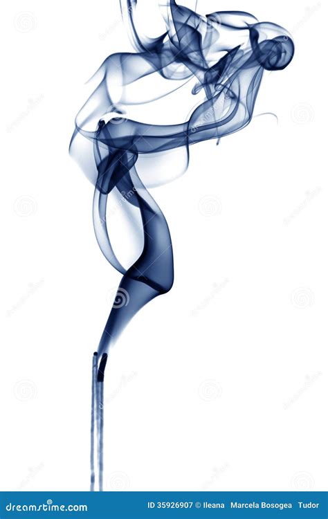 Smoke Shapes on White Background Stock Image - Image of delicate, graphic: 35926907