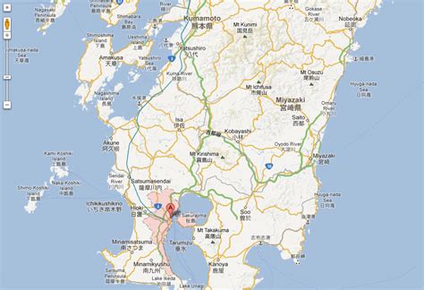 Kagoshima Map - Japan