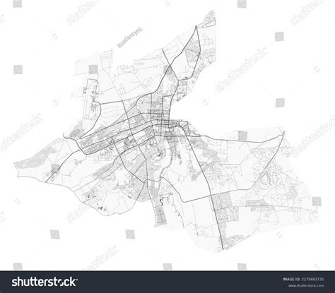 Al Ain Map Administrative Territory City Stock Vector (Royalty Free) 2275683735 | Shutterstock