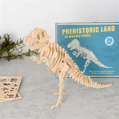 Tyrannosaurus 3d Wooden Puzzle | Rex London (dotcomgiftshop)