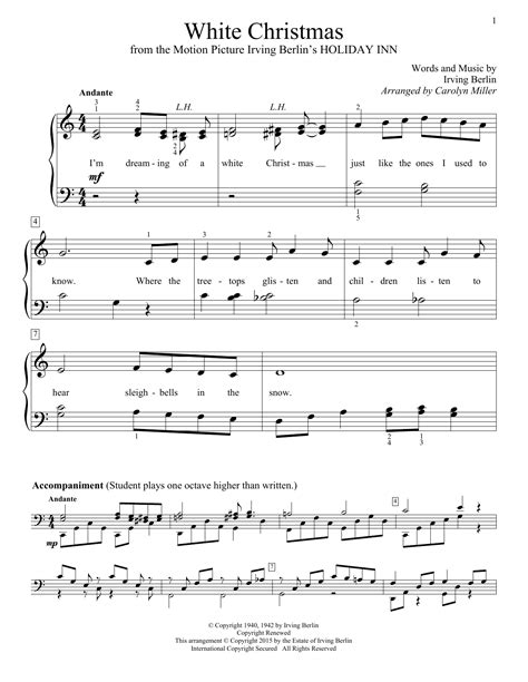 White Christmas | Sheet Music Direct