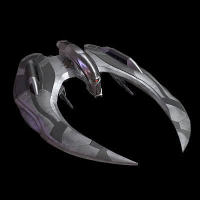 Battlestar Galactica - Cylon Raider 3D Model by DannyK