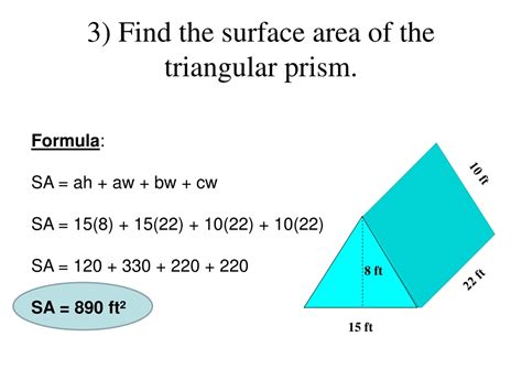 Surface Area Formula Of Triangular Prism