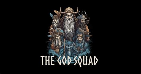 The God Squad Norse Mythology Asgardians - Norse Mythology - Sticker ...