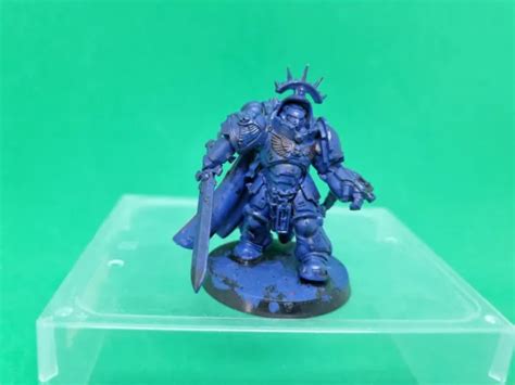 WARHAMMER 40K PRIMARIS Space Marines Primaris Captain in Gravis armour ...