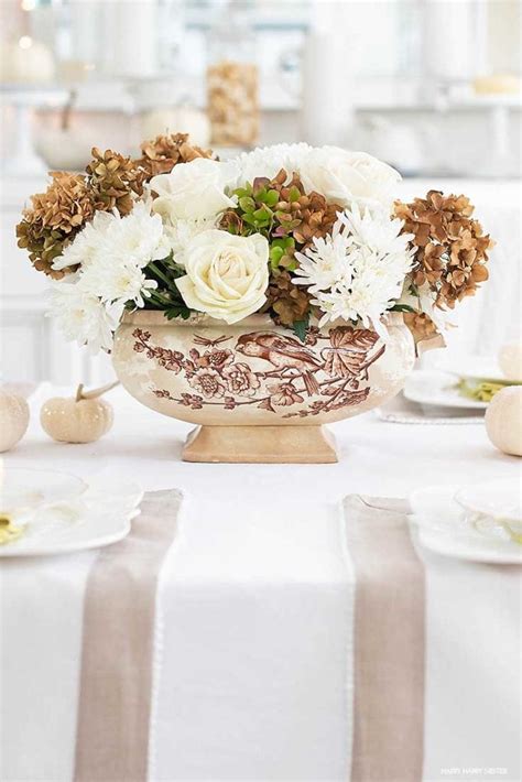 Fall Flower Centerpieces - Happy Happy Nester