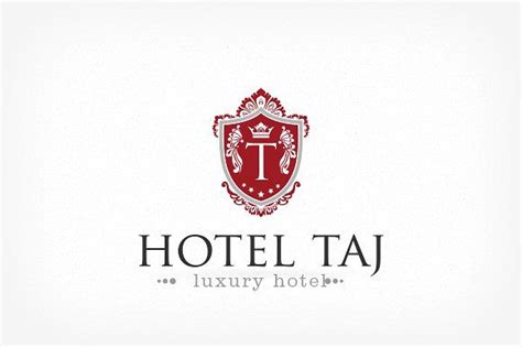 Hotel Taj- Luxury Crest Logo | Crest logo, Hotel logo, Luxury logo