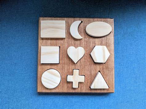 Wooden Shapes Puzzle | Cygnet CNC Designs