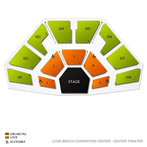 Long Beach Convention Center - Terrace Theater Seating Chart | Vivid Seats