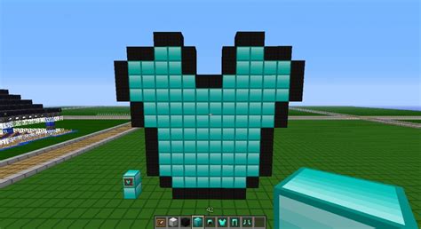 pixel art - diamond chestplate Minecraft Project