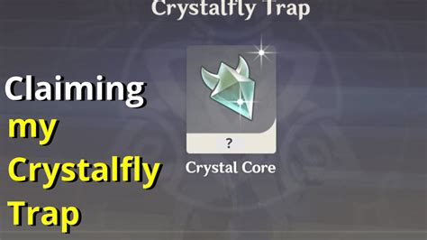 how to claim the crystalfly trap! | crystal fly trap quick guide Genshin Impact - YouTube