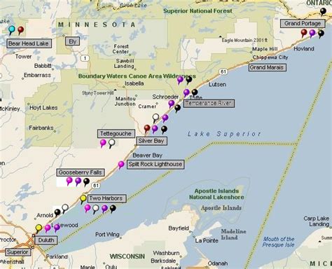 North Shore Lake Superior Travel Frame