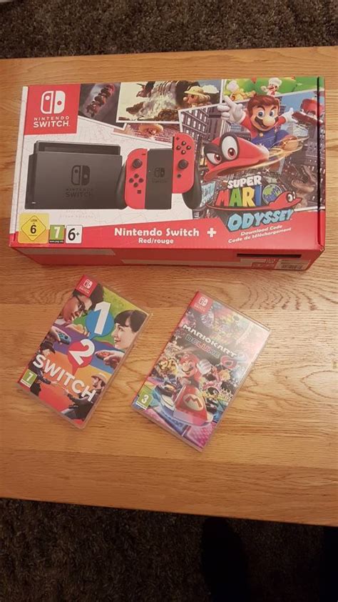 REDUCED! Nintendo Switch bundle limited edition Super Mario Odyssey ...