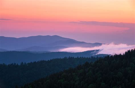 Gatlinburg, TN "Smoky mountains sunset" by Maxim Fedorov | Mountain sunset, Smoky mountains ...