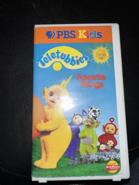 TELETUBBIES FAVORITE THINGS VHS videocassetta apprendimento PBS vol. 4 ...