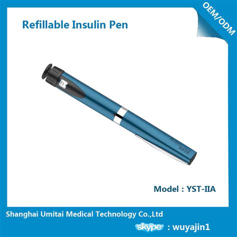 Sapphire Blue Purple Insulin Pen , Regular Insulin Pen For Humalog Cartridge