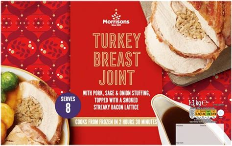 Morrisons Stuffed Turkey Breast Joint, 1.3kg (Frozen) : Amazon.co.uk: Grocery