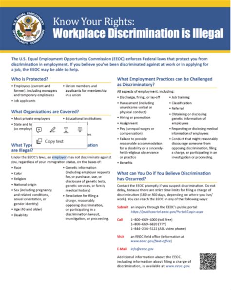 EEOC releases updated 'Updated Know Your Rights' poster - Material ...