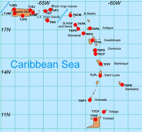 Weather Observations across the Caribbean