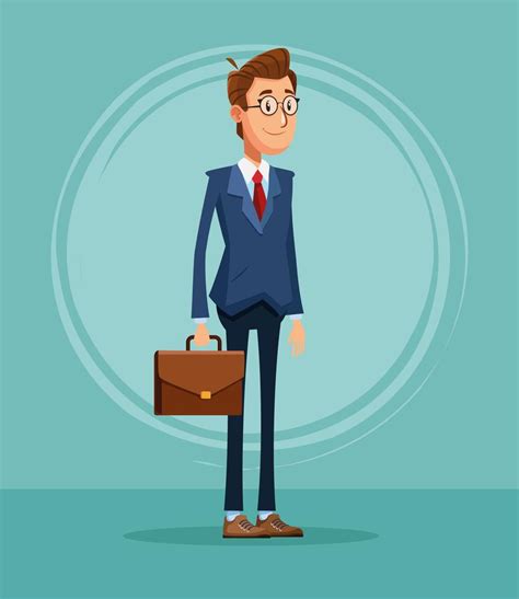 Businessman banker cartoon 658246 Vector Art at Vecteezy