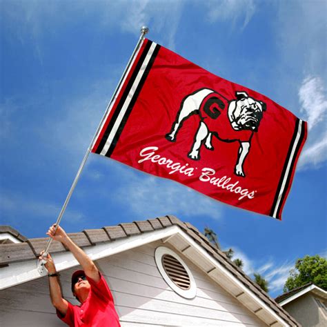 Georgia Bulldogs Throwback Double Sided Flag - State Street Products