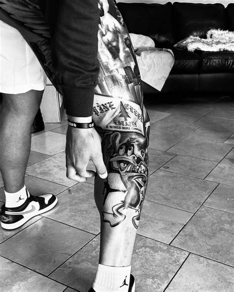 Dak Prescott Gets Sick New Leg Tattoo