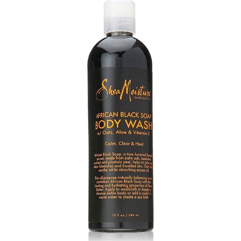 Shea Moisture African Black Soap Body Wash 13 oz (Pack of 2) - Walmart.com - Walmart.com