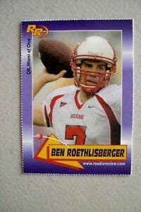 (017C) BEN ROETHLISBERGER 2003-04 FIRST ROOKIE CARD #61 MIAMI OF OHIO, MINT | eBay