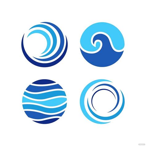 Wave Circle Vector in Illustrator, SVG, JPG, EPS, PNG - Download | Template.net