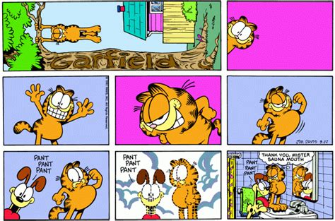 Garfield comic strip written by Jim Davis found on Garfield.com ...