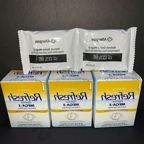 Refresh Optive Mega-3 Preservative Free Eye Drops 30ct