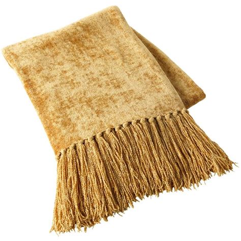 Gold Chenille Throw | Pier 1 Imports | Chenille throw, Throw blanket, Couch throw blanket