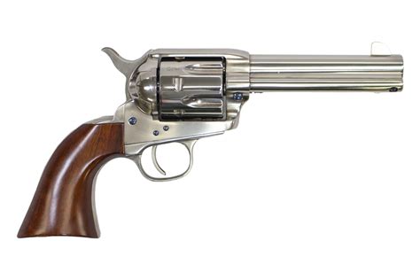 Uberti 1873 Cattleman 45 Colt Revolver with Polished Nickel Finish | Sportsman's Outdoor Superstore