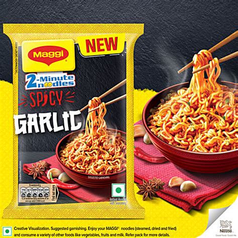 Buy MAGGI 2-Minute Spicy Garlic Noodles Online at Best Price of Rs 80 - bigbasket