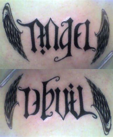 Devil tattoo, Angel devil tattoo, Cool tattoos