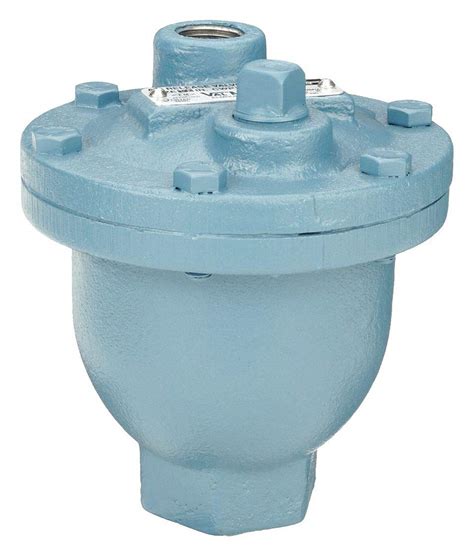 Air Release Valve, FNPT, 1/2 x 1/2, CI: Industrial Valves: Amazon.com ...