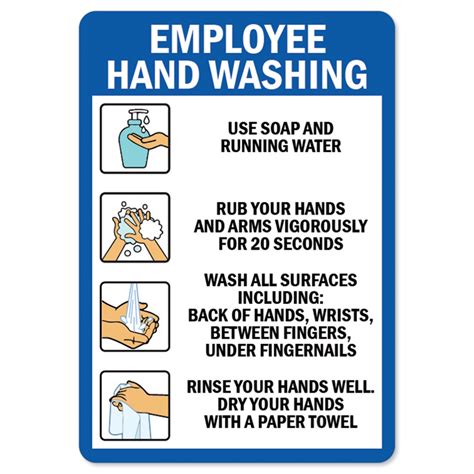 Printable Hand Washing Signs