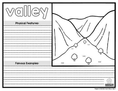 30+ Free landform worksheets, printables and more! Great for putting together a Landform unit ...