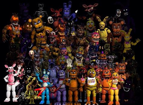 Fnaf 1 all animatronics - antiqlero