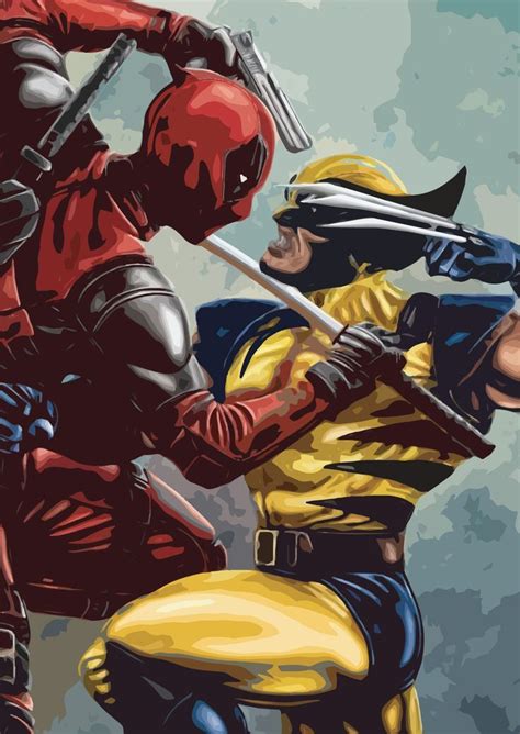 Poster DeadPool & Wolverine | Deadpool wolverine, Wolverine poster ...