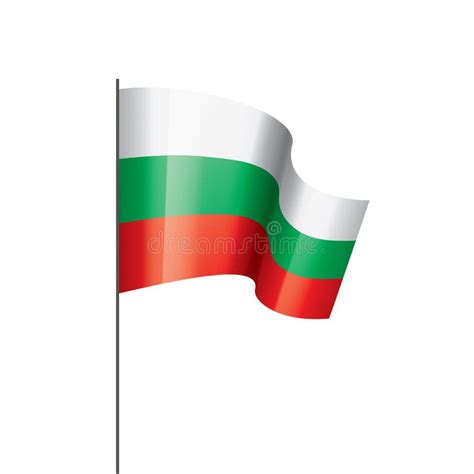 Bulgaria Flag, Vector Illustration Stock Vector - Illustration of ...