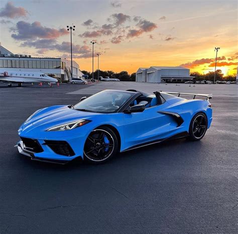 ATL C8 Corvette on Instagram: “Beautiful shot of this awesome Rapid Blue C8 🔥🔥🔥 @sonicspeed407