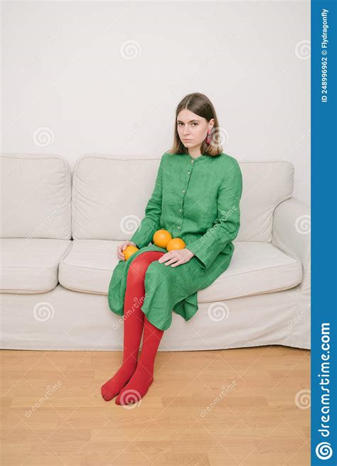 Red and Green Color Contrast. Stock Photo - Image of fashion ...